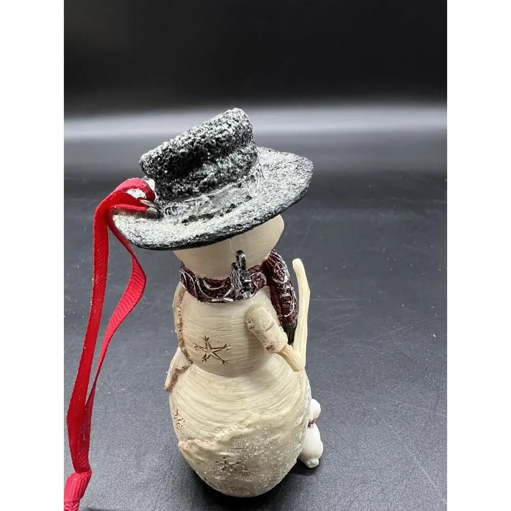 Birch Hearts Snowman Christmas Ornament Figurine 81064 Some Bunny Loves You 2009